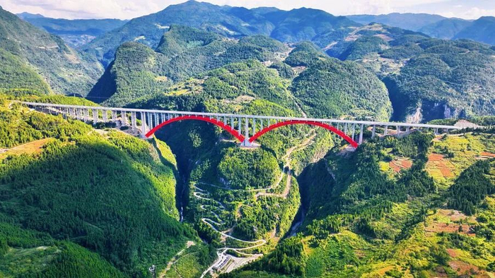 渝湘复线高速公路双堡特大桥