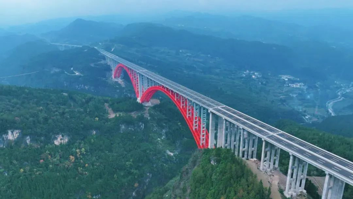 渝湘复线高速公路双堡特大桥