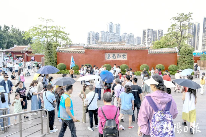 揭阳学宫成为游客热门打卡点。