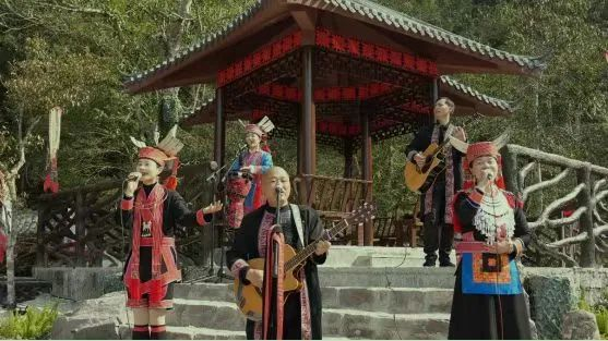 大瑶山喊山节。图源：金秀大瑶山旅游