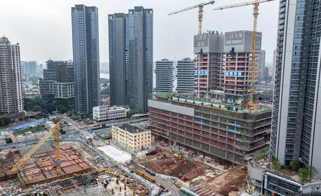 广州白鹅潭项目建设现场。受访者供图