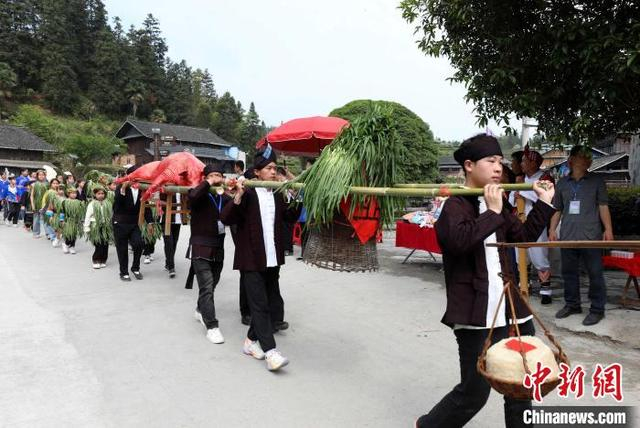 图为民俗巡游现场。龚普康 摄