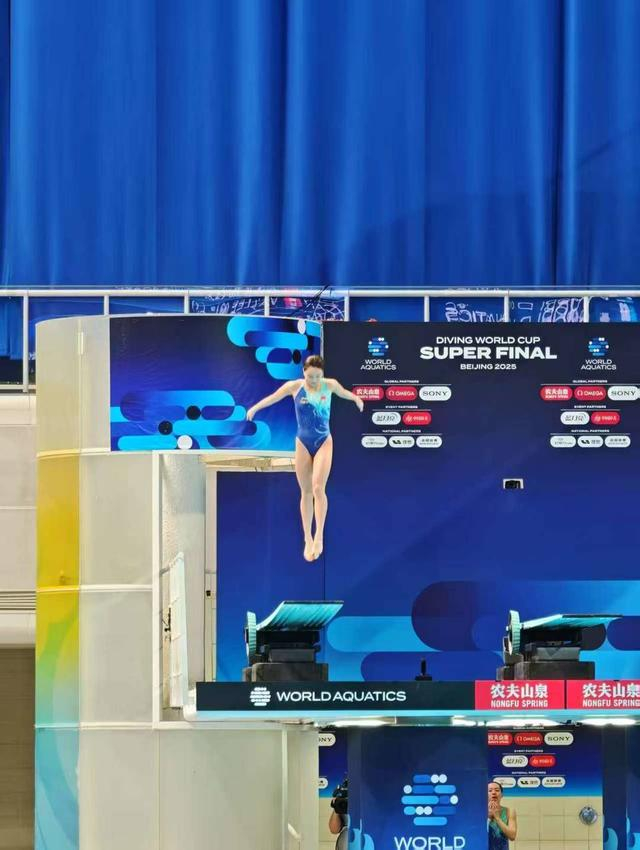 自贡籍选手陈佳夺得世界泳联跳水世界杯女子三米板跳水冠军（图片来源：自贡融媒）