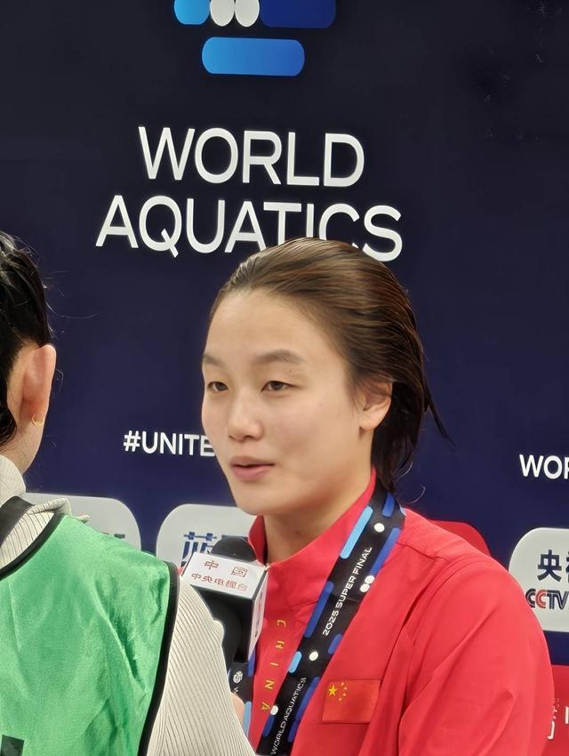 自贡籍选手陈佳夺得世界泳联跳水世界杯女子三米板跳水冠军（图片来源：自贡融媒）
