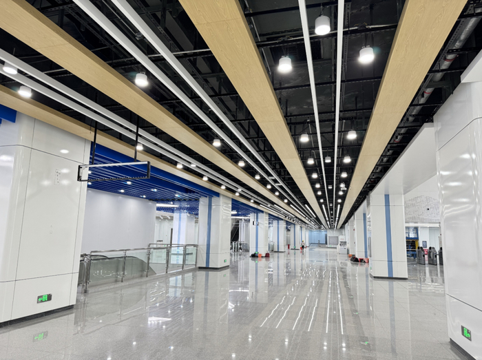 十号线东湖站站厅。通讯员供图