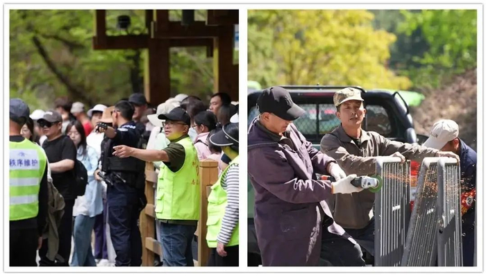 景区工作人员服务