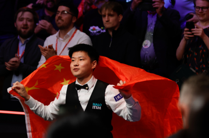 经历了禁赛，赵心童找回了自己。 图/世界斯诺克巡回赛