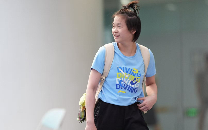 全红婵拟保送至暨南大学。新京报记者 王飞 摄