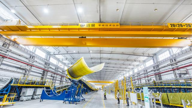 民营企业投资建成的乌兰察布风机叶片生产线。（供图：内蒙古自治区工商联）