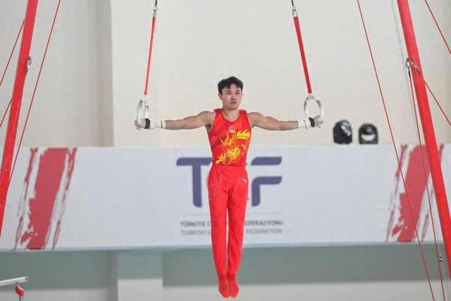 选手兰星宇在比赛中。新华社记者 刘磊 摄（资料图）