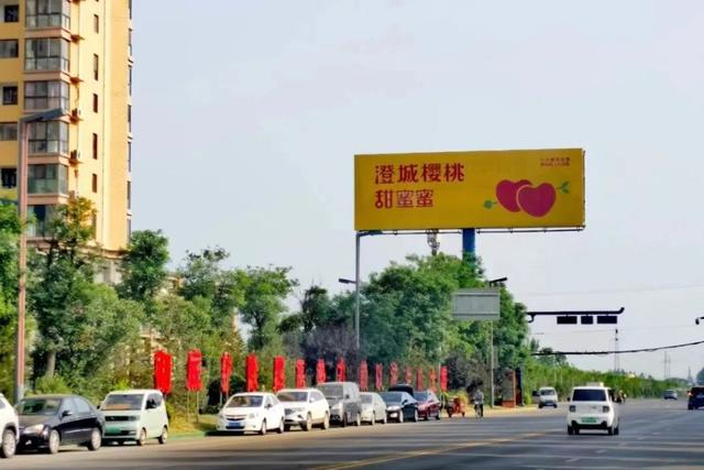 澄城县街头一角。 “渭南宣传”微信公众号 图