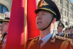 红场阅兵前中国排面高唱当那一天来临