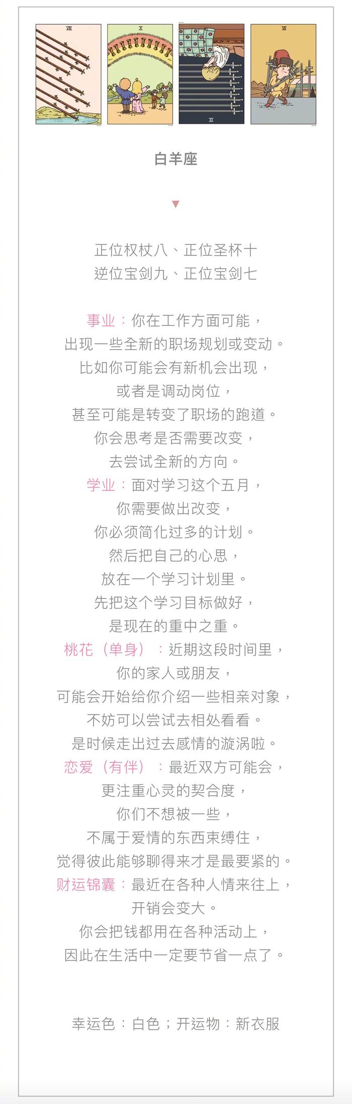 12星座????本周小巫卡牌????（5.12～5.18）