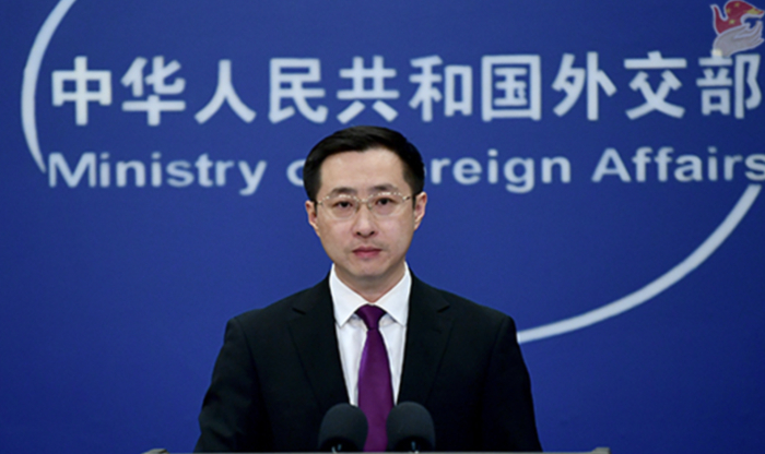 外交部发言人林剑 资料图 图源：外交部网站