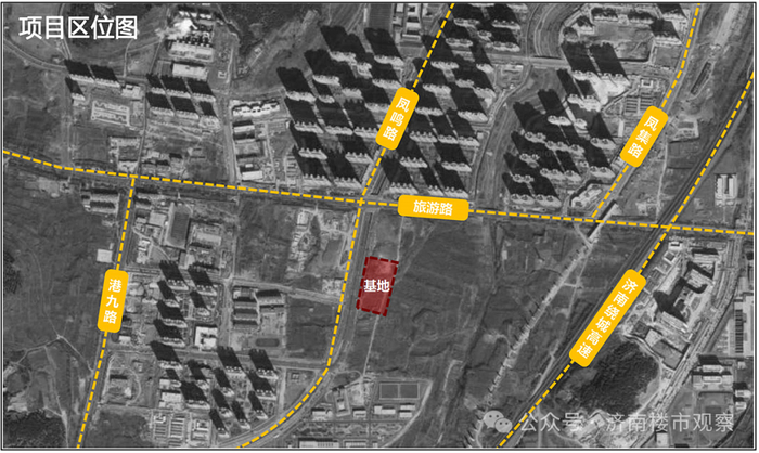 （凤鸣新筑区位示意图）