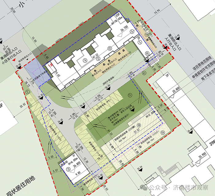 （清河新筑规划示意图）