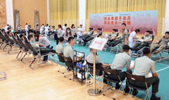 图为驻澳部队第22次参与捐血活动。(澳门特区政府卫生局供图)