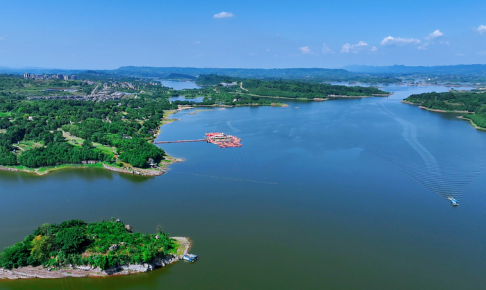 长寿湖镇资料图。来源：长寿文旅