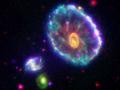 哈勃捕捉星系碰撞产生恒星涟漪