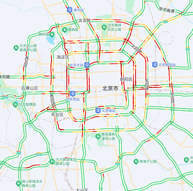 图/北京市交通运行监测调度中心