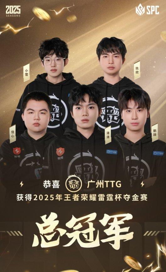 广州TTG一穿五晋级ACL总决赛,曾29小局全胜夺冠