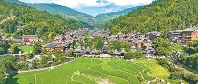 夏日的肇兴侗寨。吴光辉摄