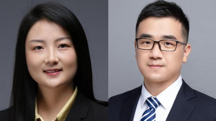 图丨该论文共同通讯作者刘娜(左)与俞江帆(来源:刘娜)