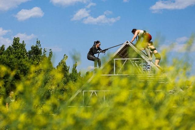 图为2025斯巴达勇士赛北京站比赛现场。（主办方供图）