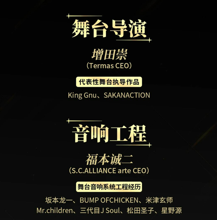 基础支持团队大多来自海外，操作过诸多热门演出项目