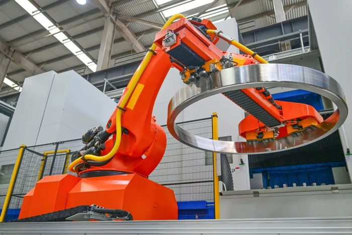 洛轴智能工厂内一景