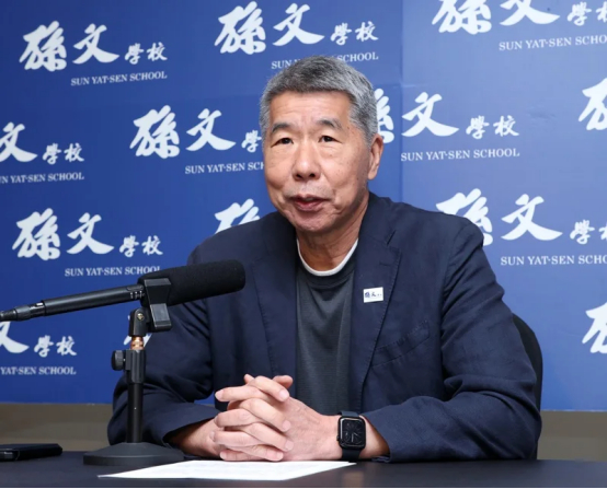 台湾孙文学校总校长张亚中宣布参选中国国民党主席。图片来源：台媒