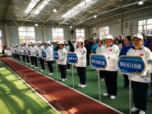各支参赛队伍。（内蒙古体育总会供图）