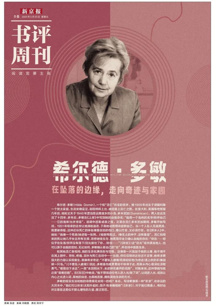 希尔德·多敏：在坠落的边缘，走向奇迹与家园