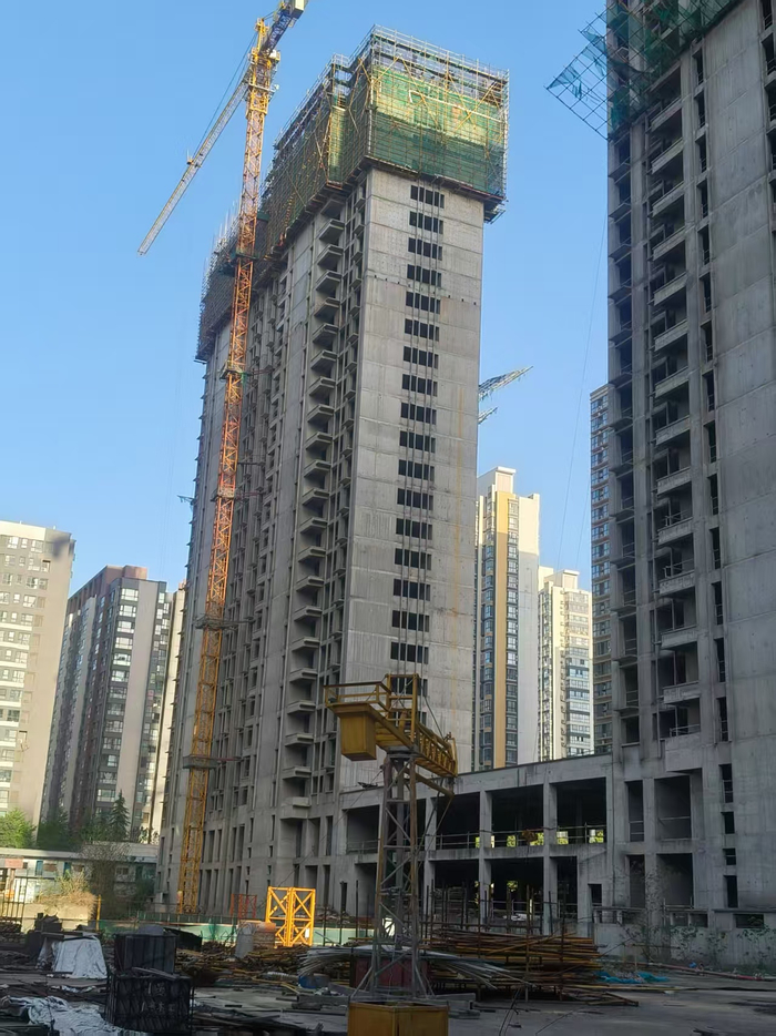 2025年4月，贞观首府项目仍处于停工状态。本文图片均为受访者供图