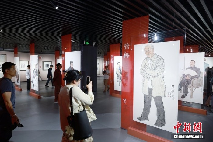 北京市文联成立75周年书法美术作品展开幕__财经头条__新浪财经