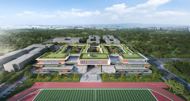 南宁市三美学校分校区规划效果图。