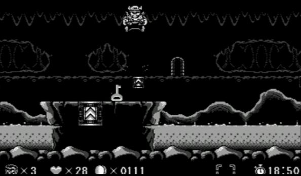 图29《瓦里奥大陆：亚瓦逊的秘宝》（任天堂，VB，1995年）