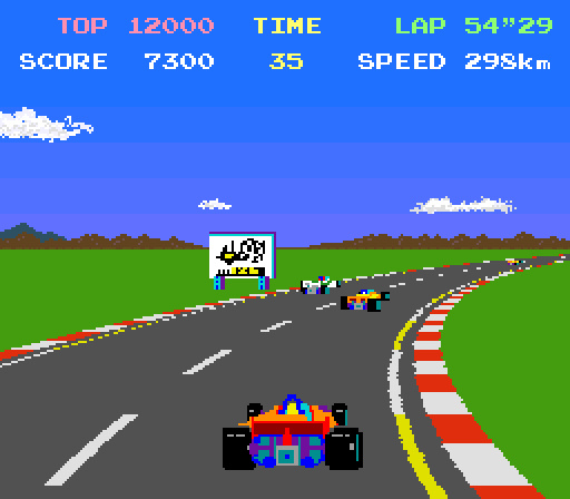 图10《杆位》（Namco，AC，1982年）