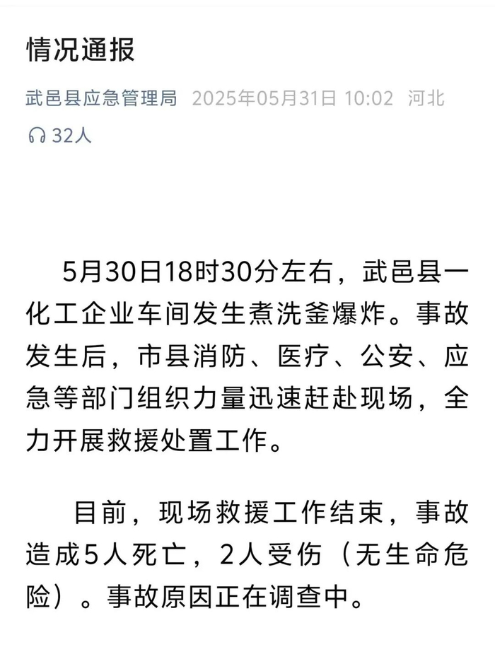 来源：武邑县应急管理局