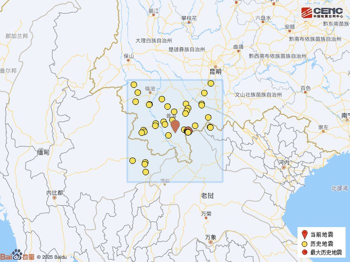 来源：中国地震台网