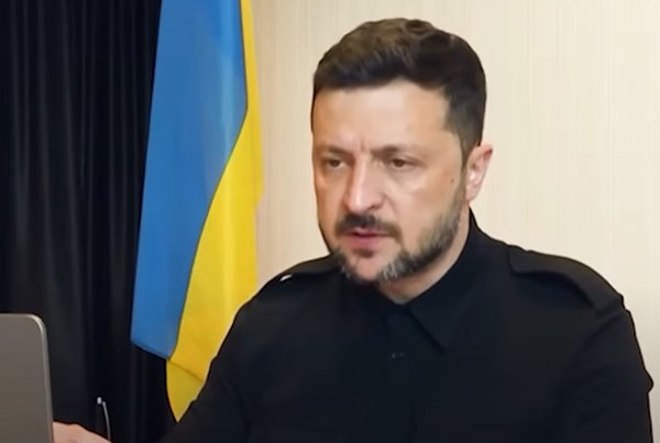 当地时间6月2日，泽连斯基接受外媒记者线上采访。 视频截图