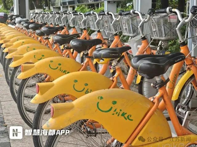 莆田街头公共自行车租赁点。海峡都市报 图