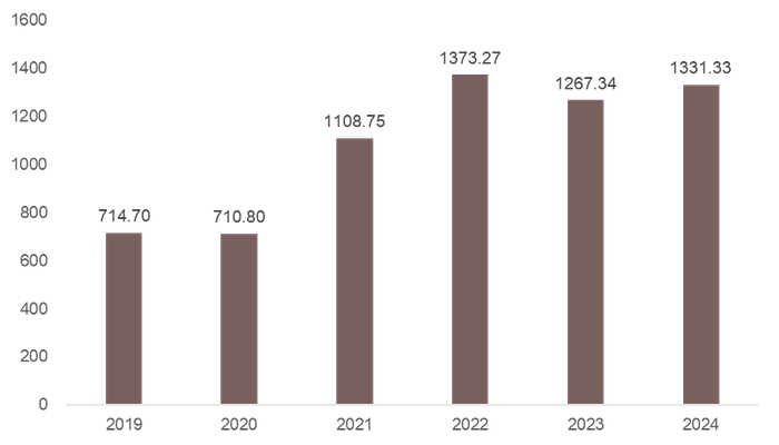 数据来源：Wind，截至2024年12月31日