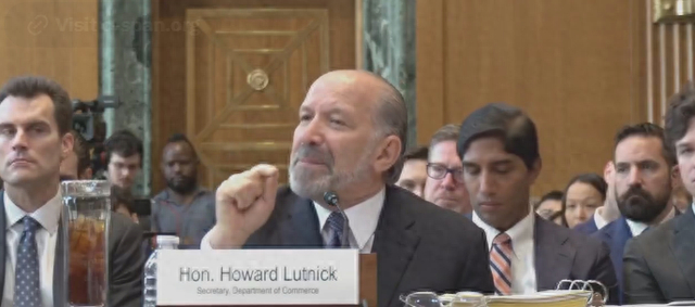 美国商务部长卢特尼克 视频截图 