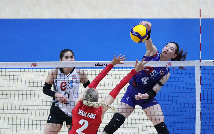 2025世界女排联赛（中国北京站），泰国女排遭遇两连败。新京报记者 王飞 摄
