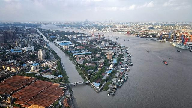 复兴岛鸟瞰。视觉中国 图