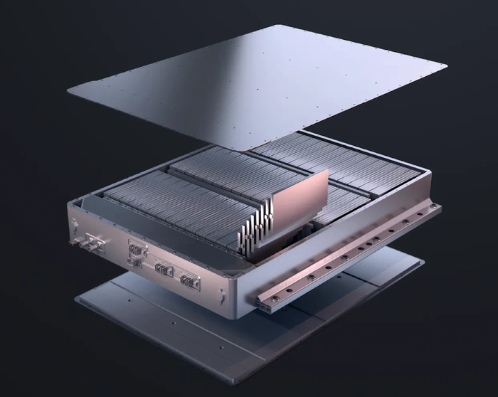 比亚迪刀片电池示意图