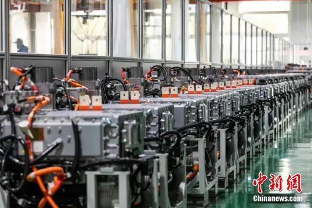 氢燃料电池发动机。冯帅 供图