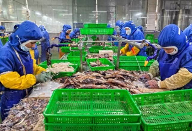 近期，山东省荣成市总工会主办的海洋食品加工技能竞赛如火如荼开展。荣成市总工会供图