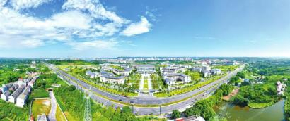 　　鸟瞰宜宾职业技术学院。